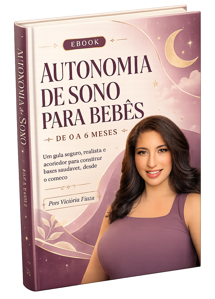 Mãe com bebê representando uma rotina de sono tranquila